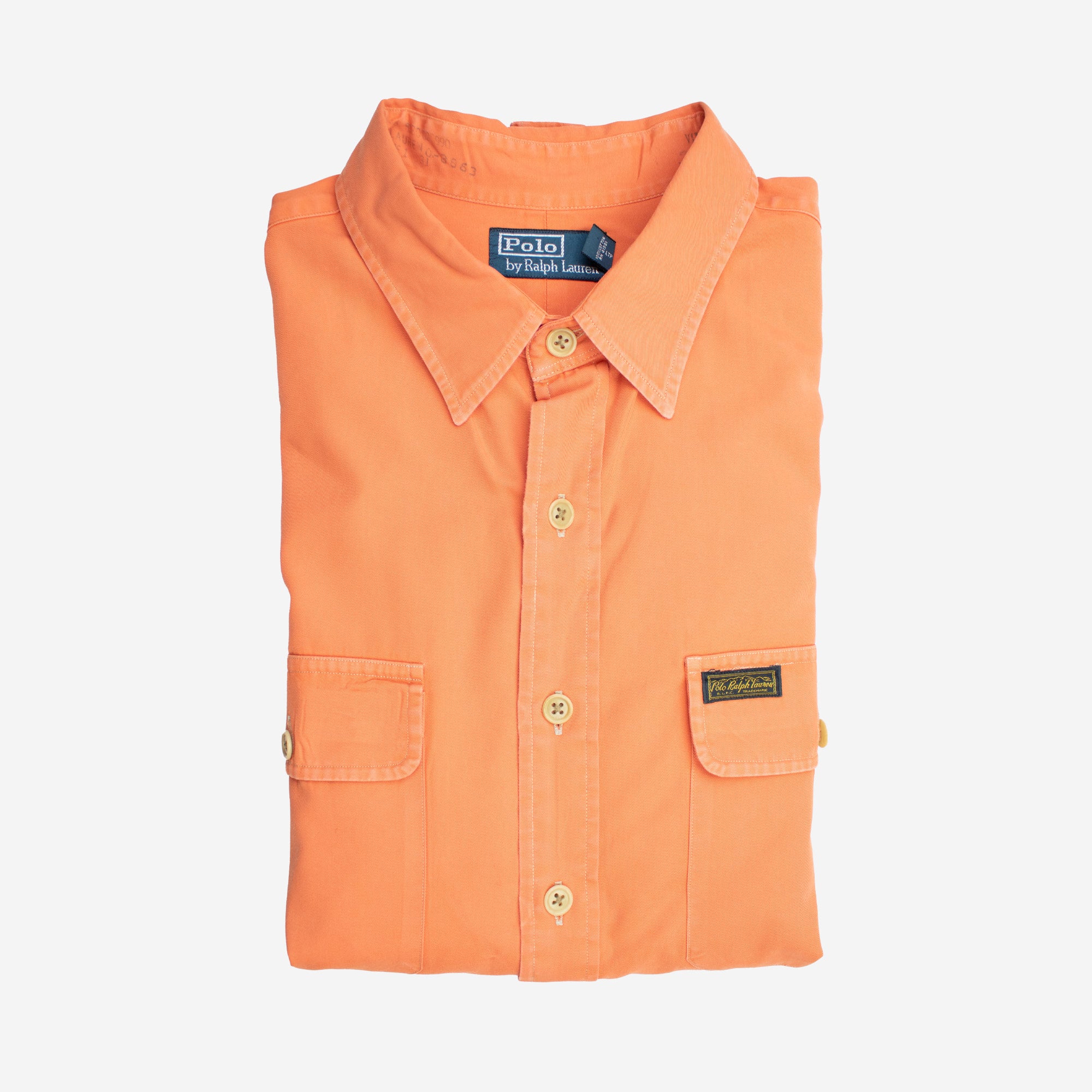 Vintage 100% Cotton Heavyweight Orange Extra Extra Large Long