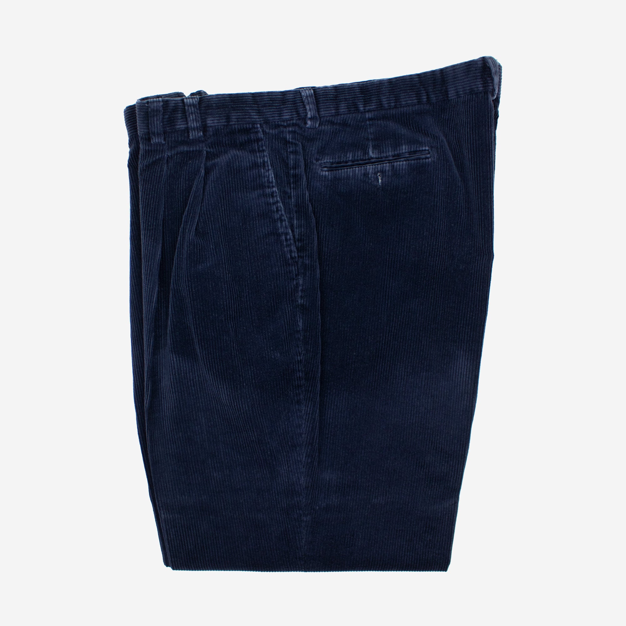 ★ POSZER★ Corduroy Banding Pants Navy 234CDBPT044F Frame High-Rise Corduroy Straight-Leg Pants | Saks Fifth Avenue