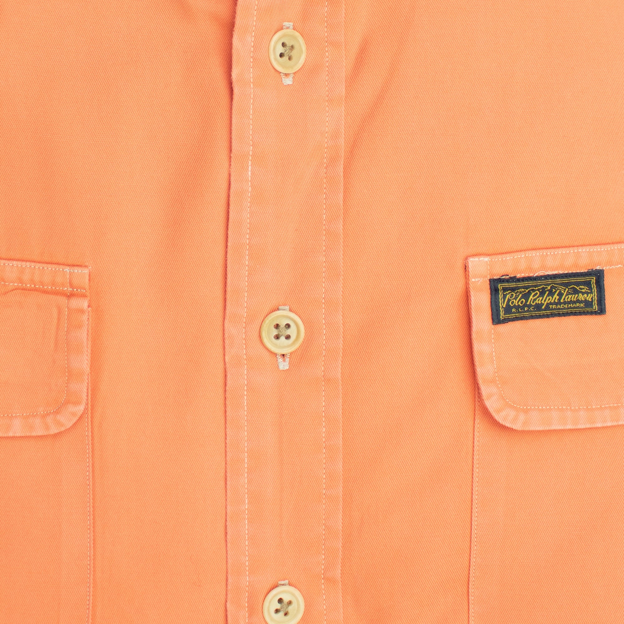 Vintage 100% Cotton Heavyweight Orange Extra Extra Large Long 