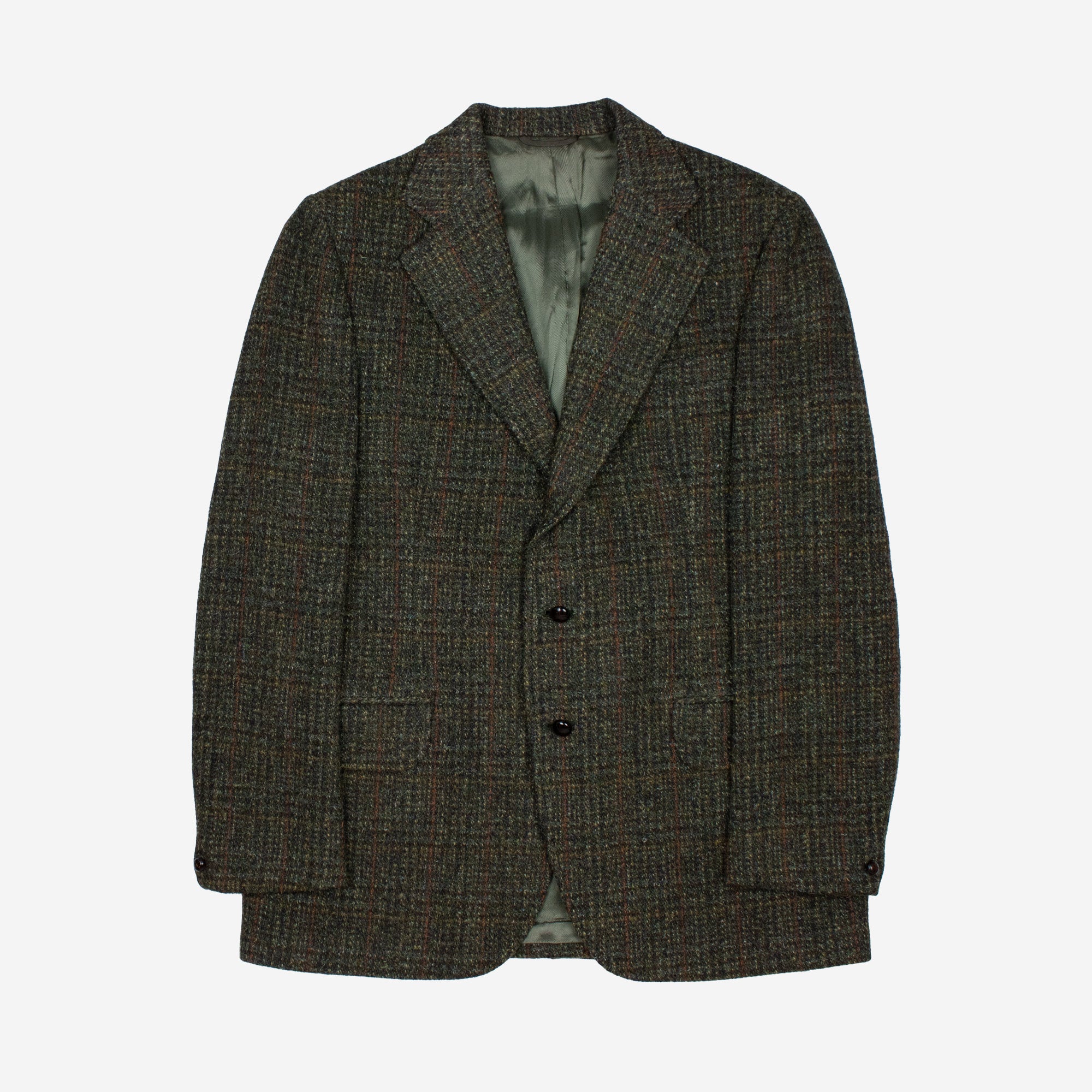 Vintage 100% Genuine Harris Tweed® Pure Scottish Wool Woven 44 Sport Coat  — Dunn & Co.