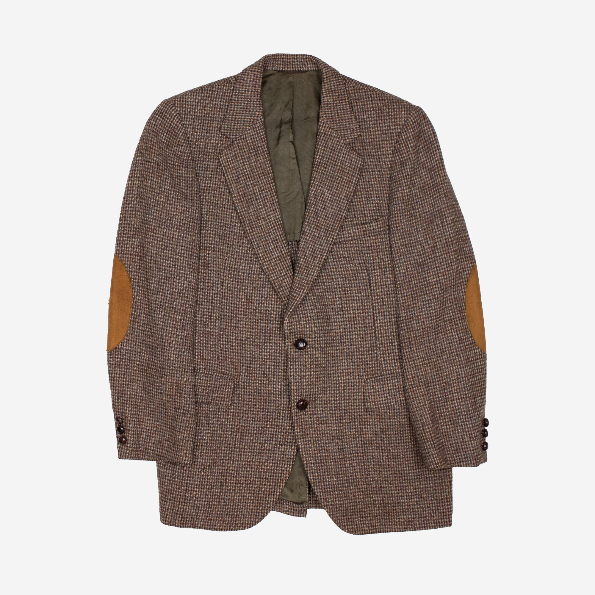 Vintage 100% Genuine Harris Tweed® Pure Scottish Wool Woven 41 Sport Coat  — Stafford